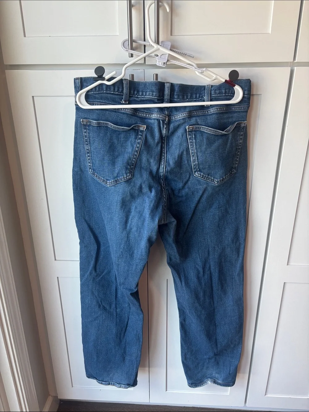 Old Navy Men's Dark Blue Relaxed-Fit Jeans (38x32)